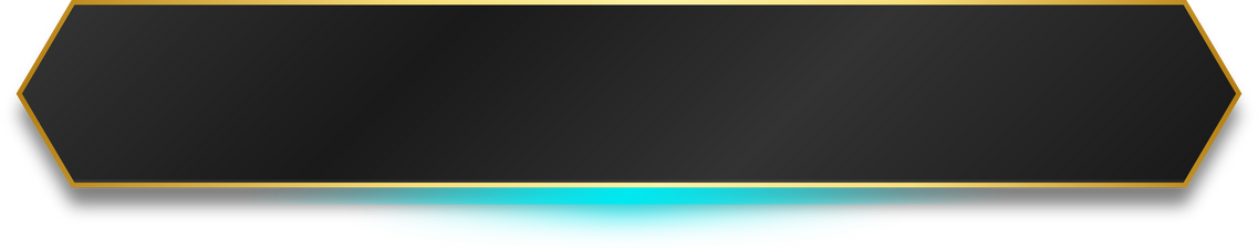 neon gold dark rectangle banner